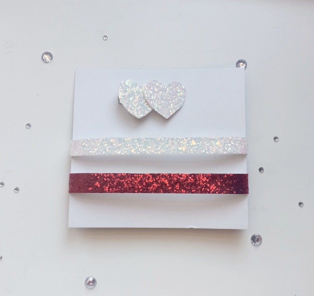 Girls Choker Necklace Set and Matching Hair Clip Etsy