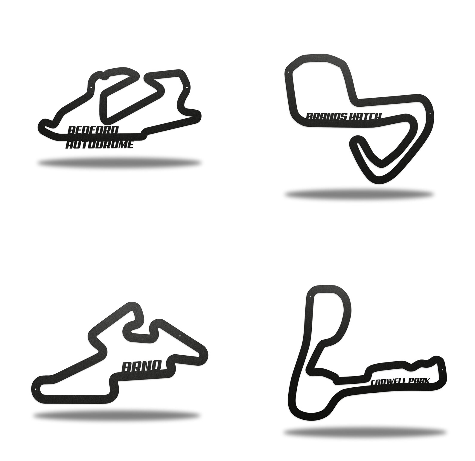 Race Track Metal Wall Art Etsy