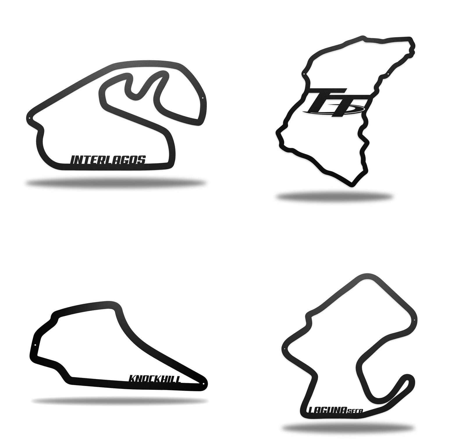 Race Track Metal Wall Art Etsy