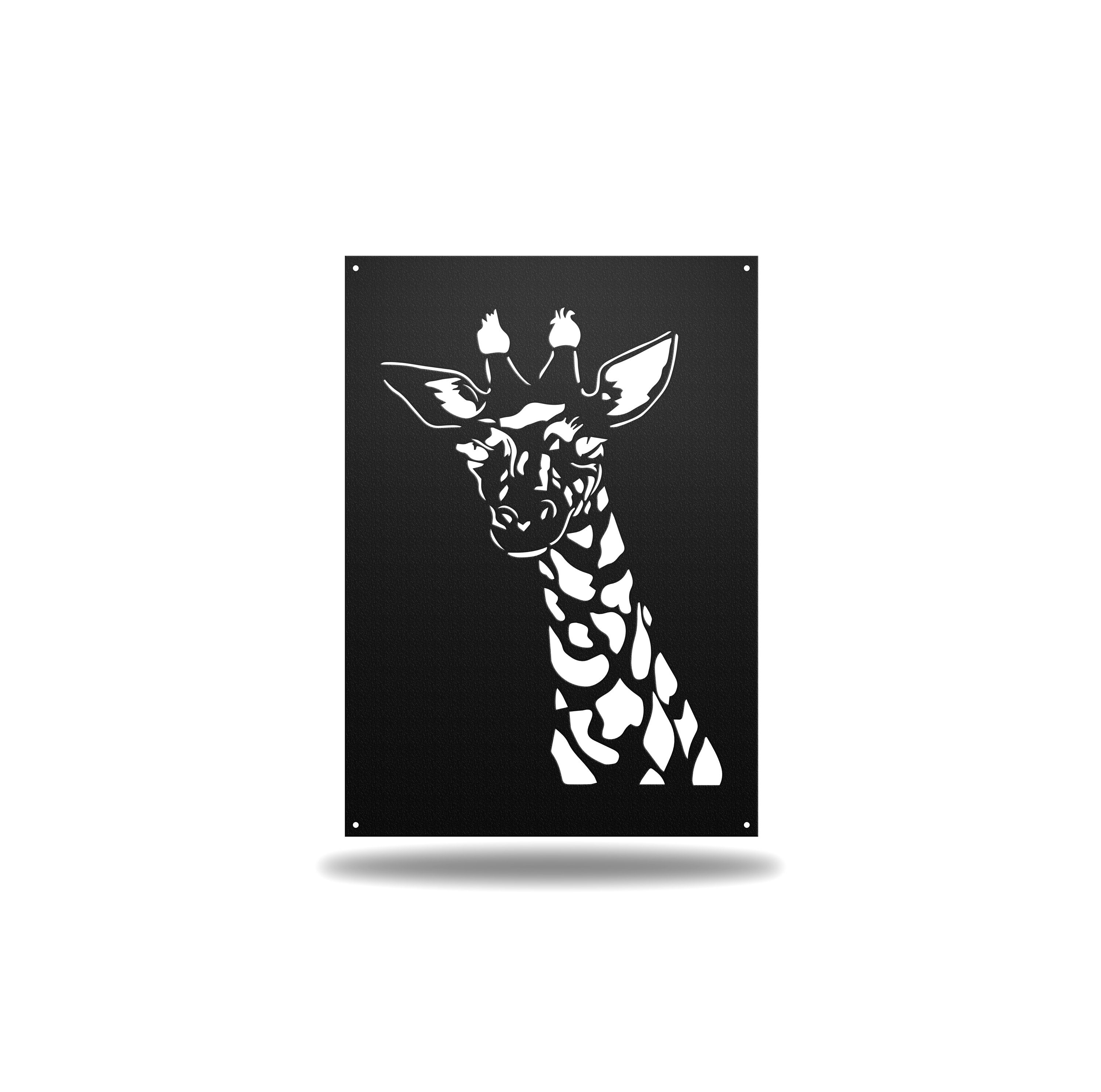 Giraffe Metal Wall Art - Etsy UK