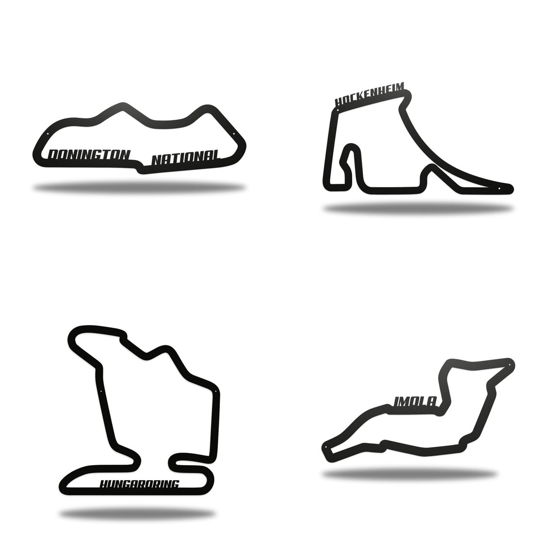 Race Track Metal Wall Art Etsy