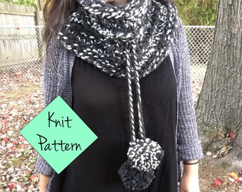 SOMENTE PADRÃO** Smoky Mountain Ridge Cowl, Knit Cowl, Padrão de Knit Cowl, Cachecol de Knit Cowl, Aquecedor de Pescoço de Knit, Cachecol de Knit Infinity