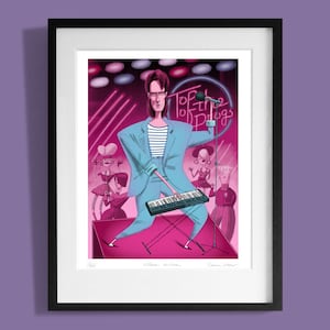 Steven Wilson print. Limited edition Giclée print of artwork commissioned by Prog Magazine. Signed by artist Simon Cooper