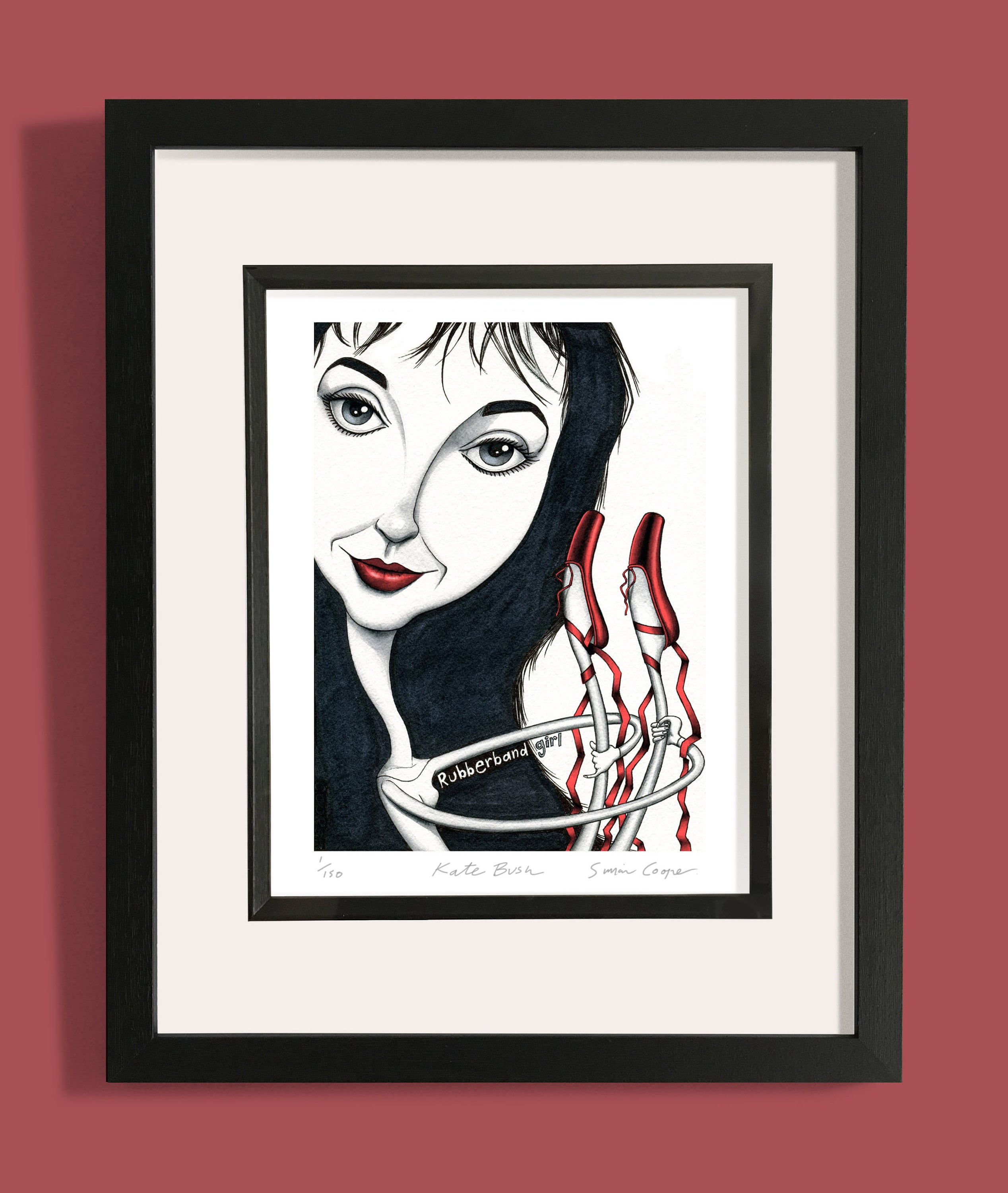 ケイト・ブッシュ FC キット サイン写真 UK ケイト・ブッシュ FC