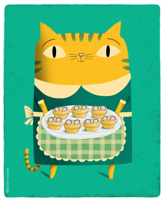Blue top cat pies