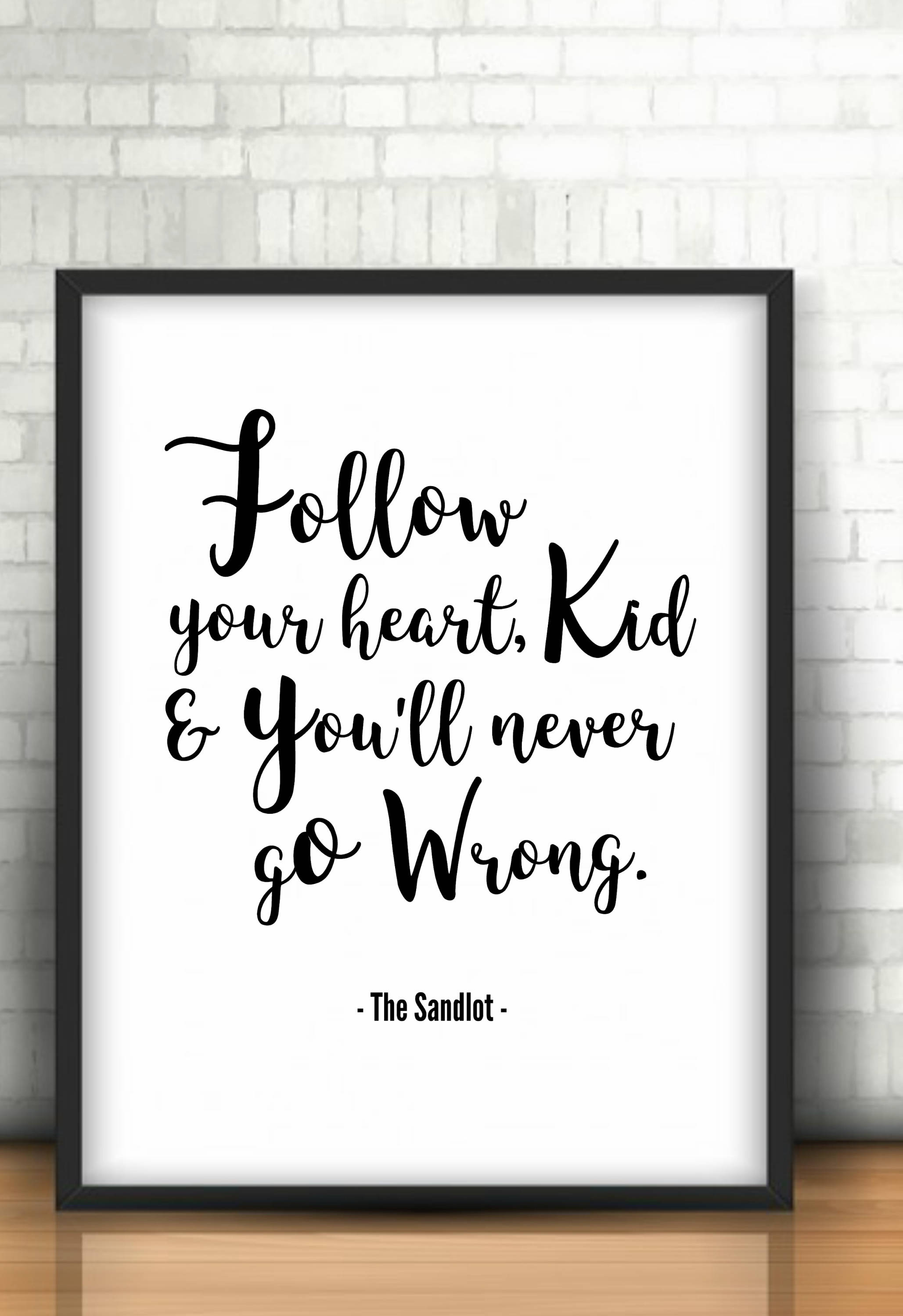 The Sandlot Downloadable Printable Art Poster Movie Quote | Etsy