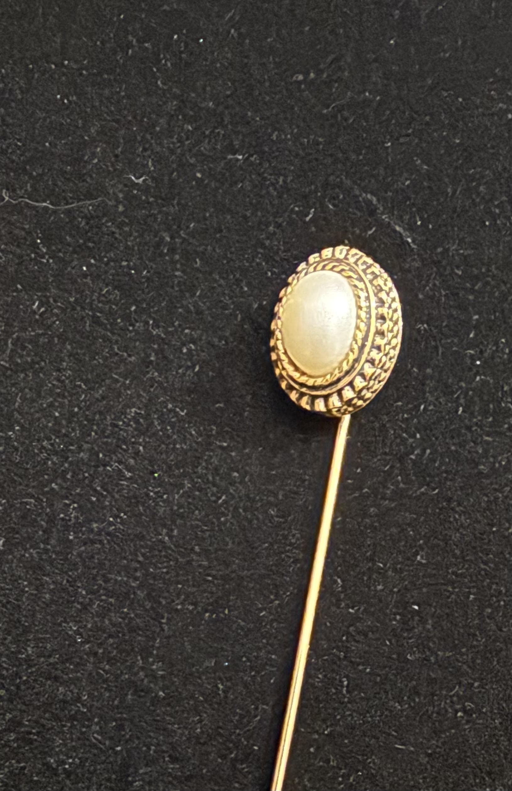 Antique Victorian Pearl Stick Pin - Etsy
