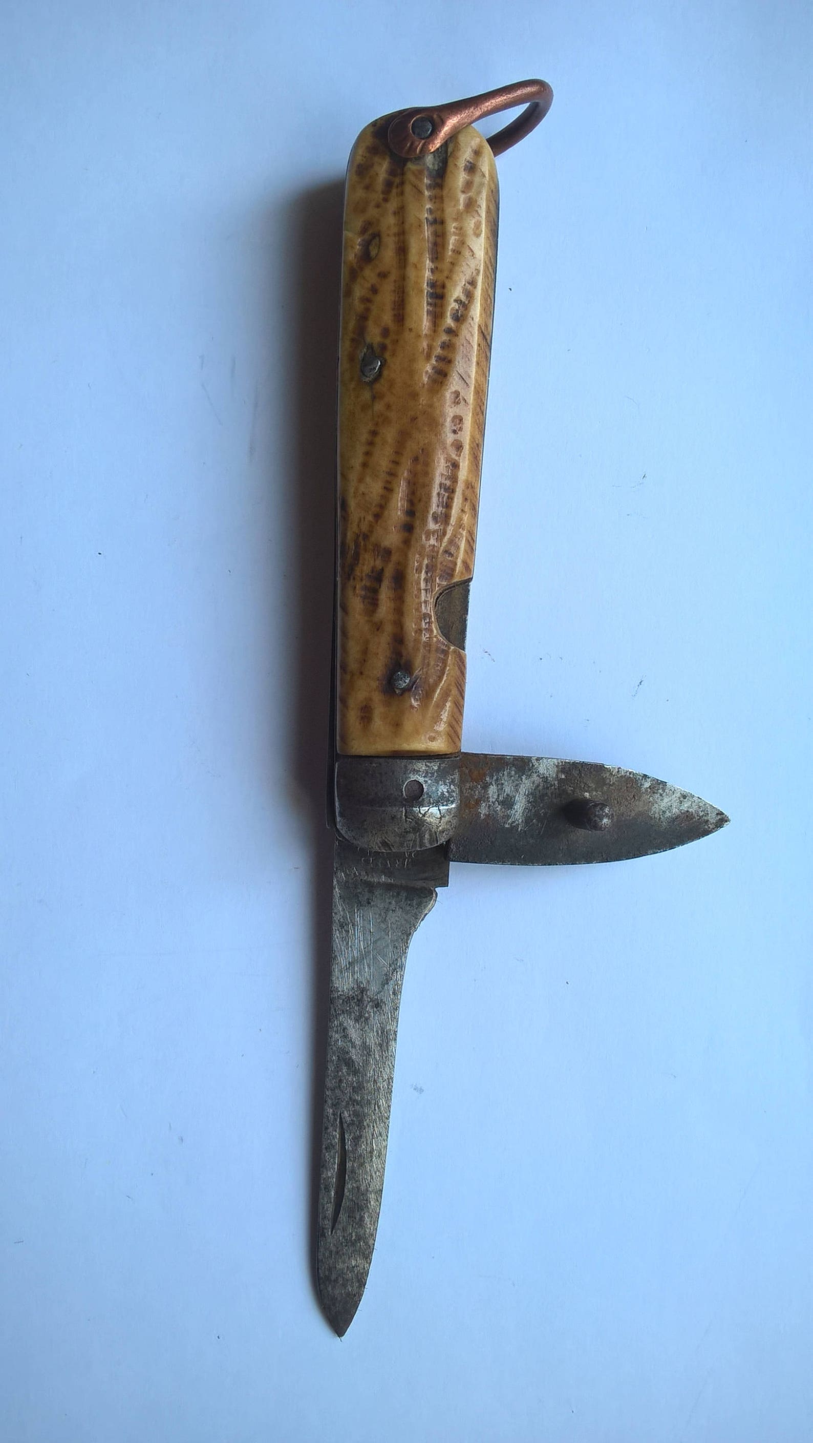 Sheffield Stag Handle Knife Wragg Etsy