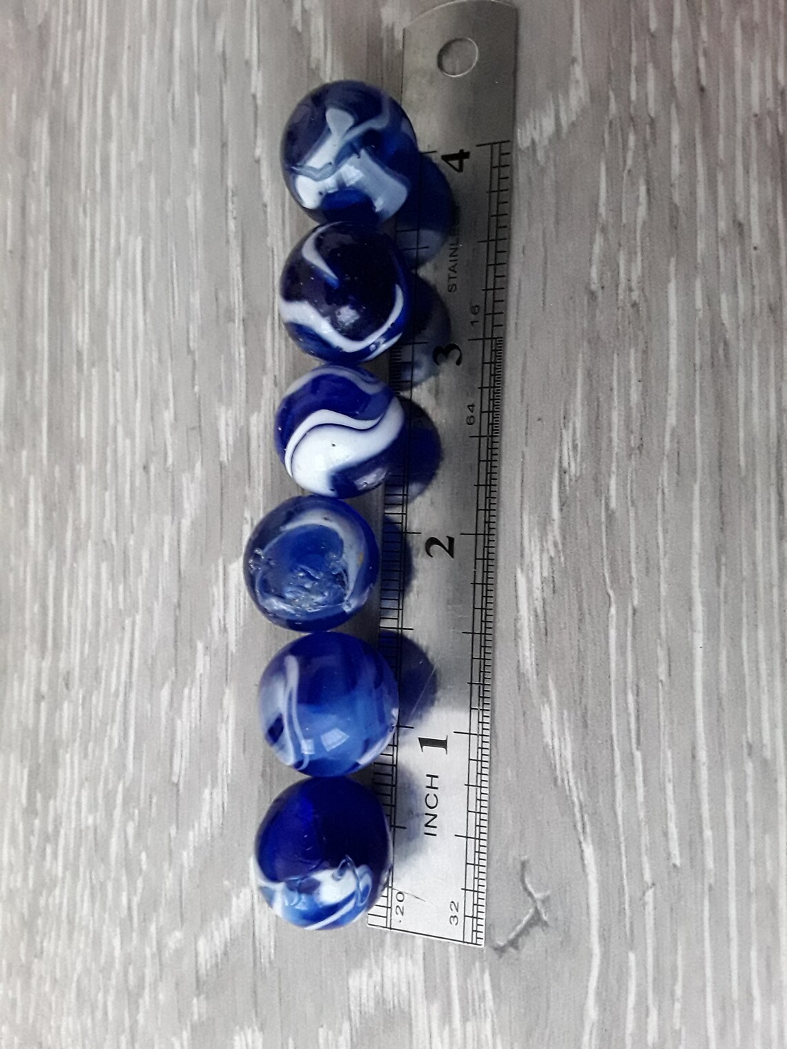 Marbles Victorian Blue Swirl 6 0f Etsy