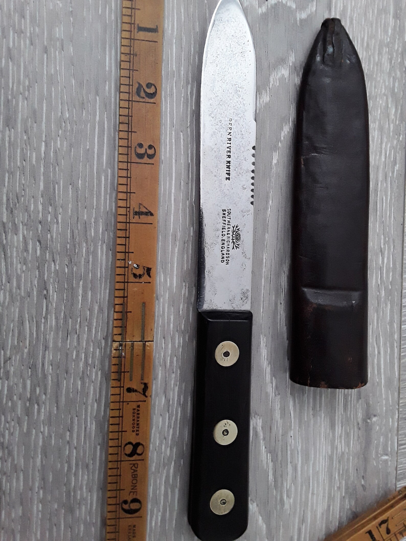 Green River Knife Southern Richardson Sheffield England Etsy