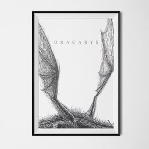 GOT Poster - Dracarys - Khaleesi - Mother of Dragons - Instant Download