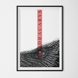 GOT Poster - Dracarys - Drogon - Khaleesi - Mother of Dragons - Instant Download