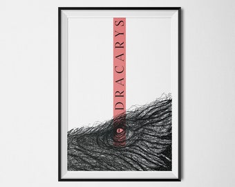GOT Poster - Dracarys - Drogon - Khaleesi - Mother of Dragons - Instant Download