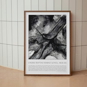 HOTD Fanmade Dragon Print - Valyrian Version - Soves, Arrax! - Arrax and Vhagar