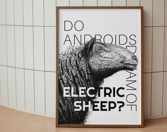 Do Androids Dream of Electric Sheep?, Blade Runner Poster, Philip K. Dick