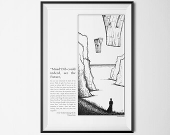 Paul Muad&#39;Dib - Dune Quote - Dune Fanmade Poster - Instant Download