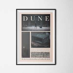 Dune - 2021 Alternative Movie Poster - What&#39;s in the box? - Instant Download