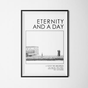 Eternity And A Day - Movie Poster - Film By Theo Angelopoulos - Instant Download