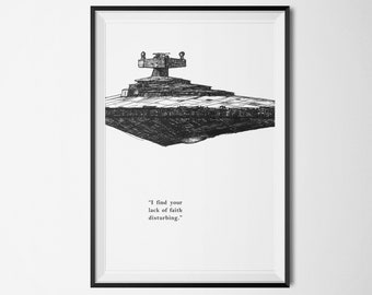 Star Destroyer - Quote Poster - Instant Download