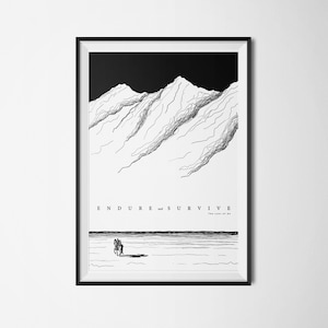 Endure and Survive - Ellie and Joel - TLOU Print - Riding - Instant Download