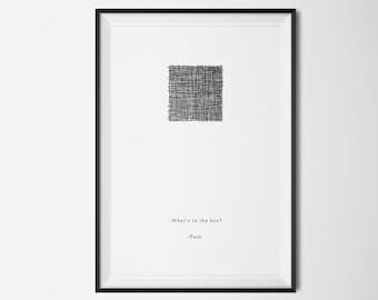 Dune Quote Poster - Frank Herbert - David Lynch - Pain Box -Instant Download