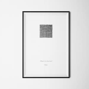 Dune Quote Poster - Frank Herbert - David Lynch - Pain Box -Instant Download