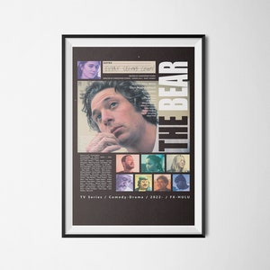The Bear Alternative Poster - Carmen Berzatto - Every Second Counts - Instant Download