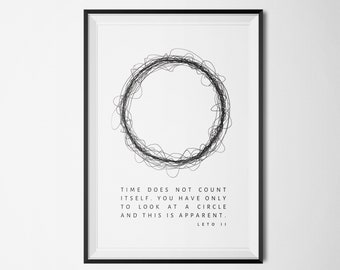 Dune Quote Poster - Leto II Quote - Chapterhouse: Dune - Instant Download