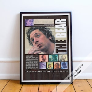 The Bear Alternative Poster - Carmen Berzatto - Every Second Counts - Print On Demand
