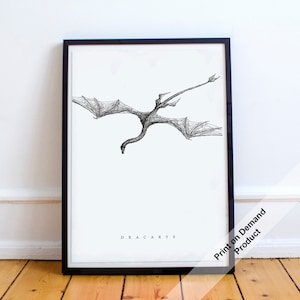 GOT Poster - Dracarys - Caraxes - HOTD - Print on Demand