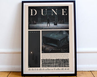 Dune - 2021 Alternative Movie Poster - What's in the box? - Physical Print