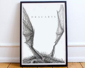 GOT Poster - Dracarys - Khaleesi - Mother of Dragons