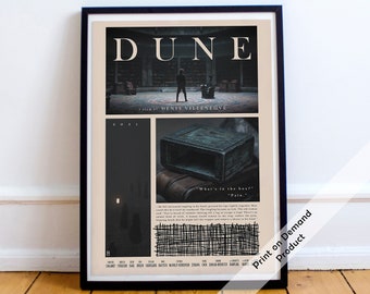 Dune - 2021 Alternative Movie Poster - What's in the box? - Print On Demand