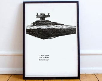 Star Destroyer - Quote Poster
