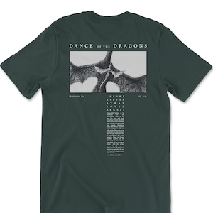 HOTD - Dance of the Dragons - Valyrian - Soves, Arrax! - Arrax and Vhagar - Design Premium Unisex T-Shirt - Forest Green