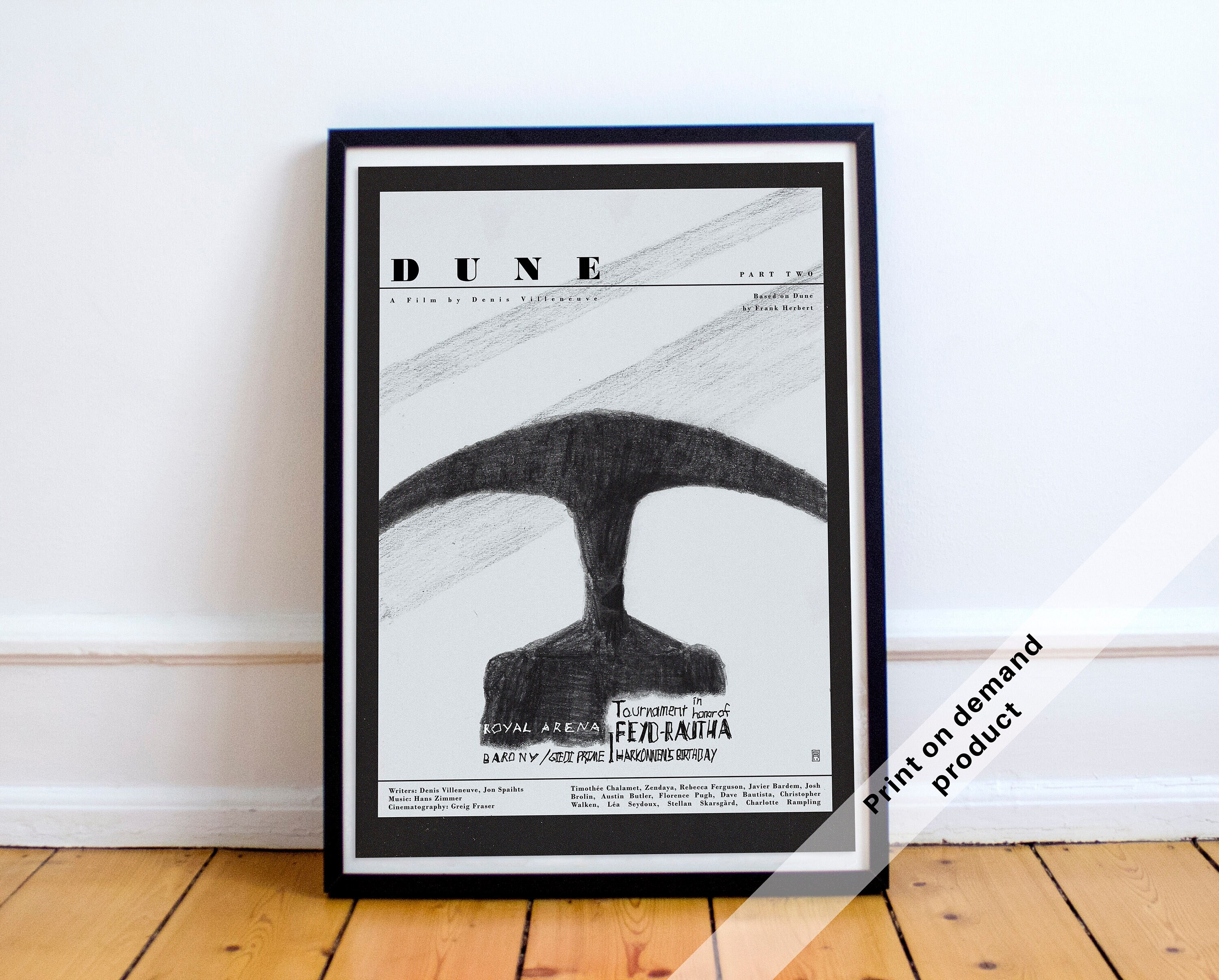Dune Part Two - Feyd Rautha - Harkonnen Arena Guard Alternative Poster - Print On Demand