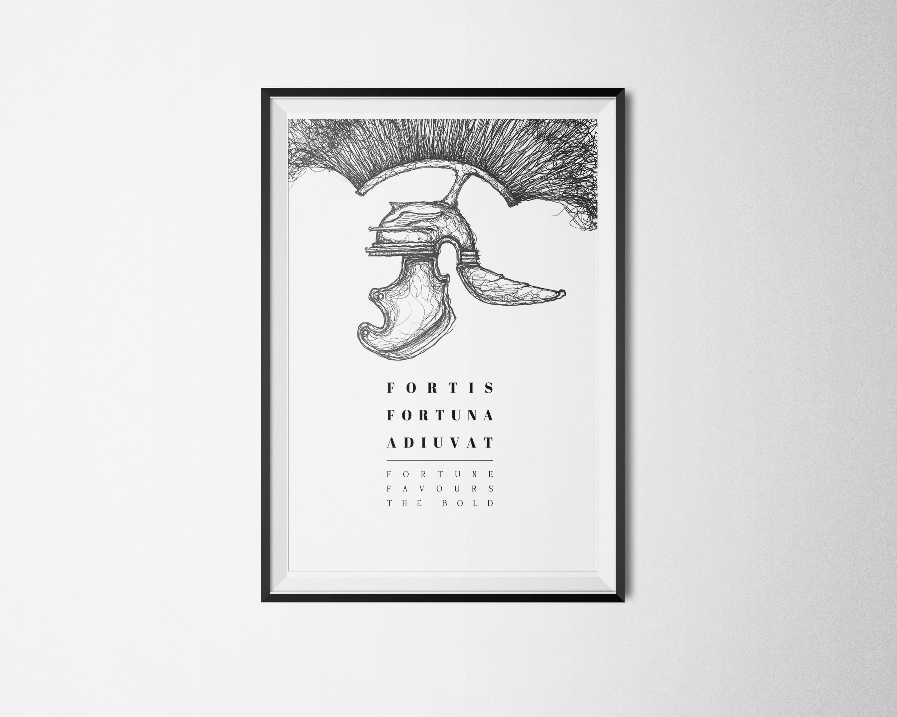 Fortis Fortuna Adiuvat Fortune Favours the Bold Latin - Etsy Norway Fortis Fortuna Adiuvat Fortune Favours the Bold Latin - Etsy Norway