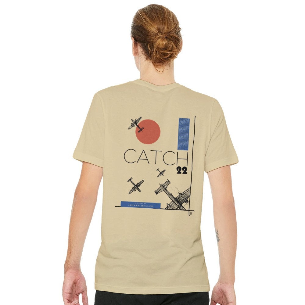 Women's T-Shirts [Out of Print] Joseph Heller / Catch-22 Tee (Natural) (US Edition) (Womens) Catch 22 - Joseph Heller - Book Quote - Design Premium