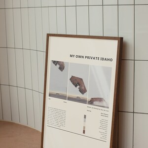 My Own Private Idaho - 1991 - Film by Gus Van Sant - Alternative Poster ...