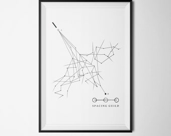 The Spacing Guild Version_2 - Dune Poster - Frank Herbert - Instant Download
