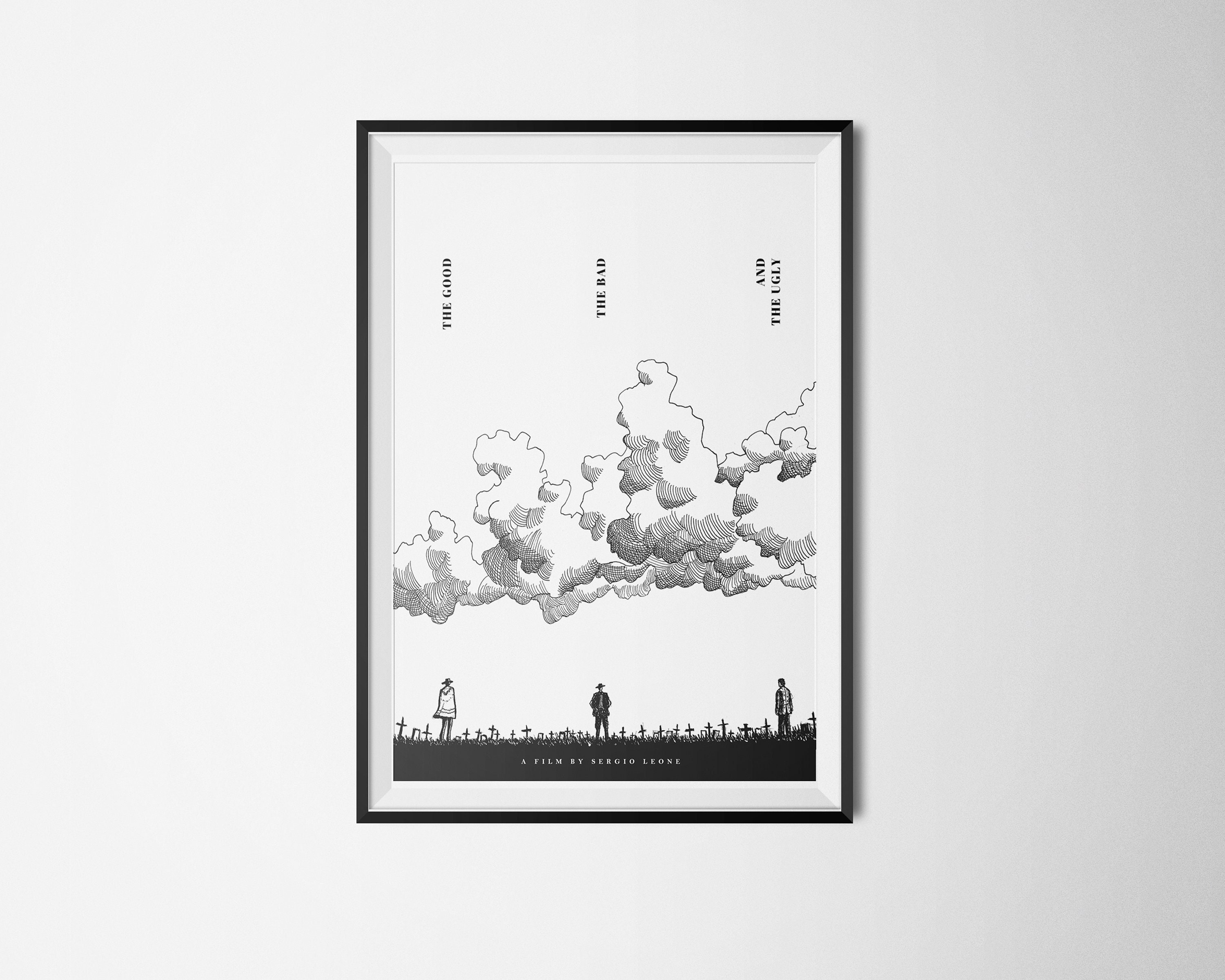 The Good, The Bad and The Ugly Minimalist Movie Poster - Instant Download