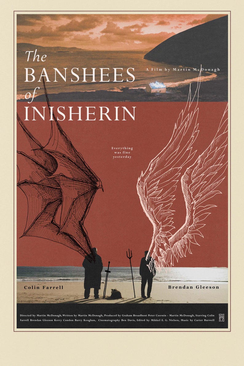 The Banshees of Inisherin Alternative Movie Poster - Physical Print - Etsy