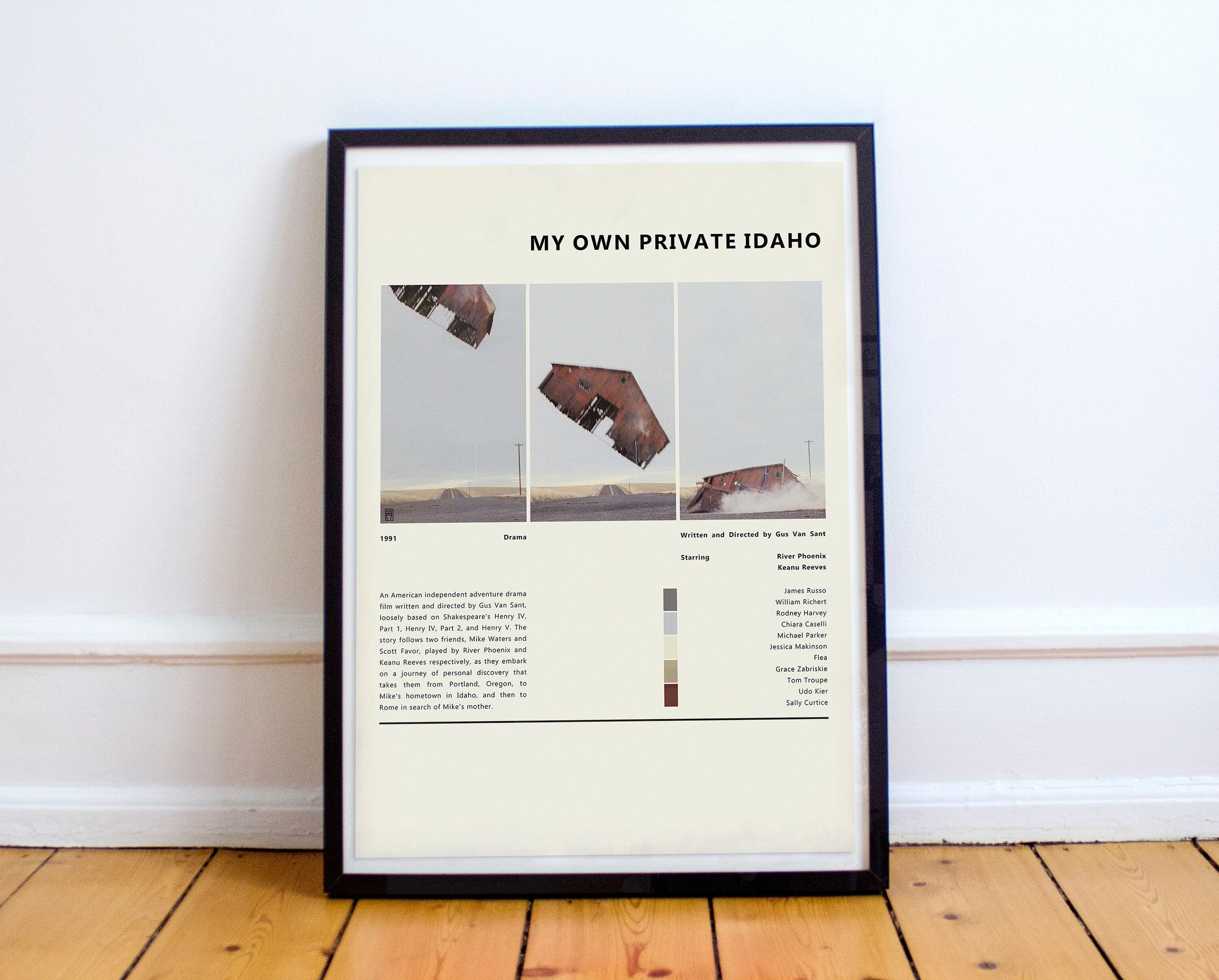 My Own Private Idaho - 1991 - Film by Gus Van Sant - Alternative Poster ...