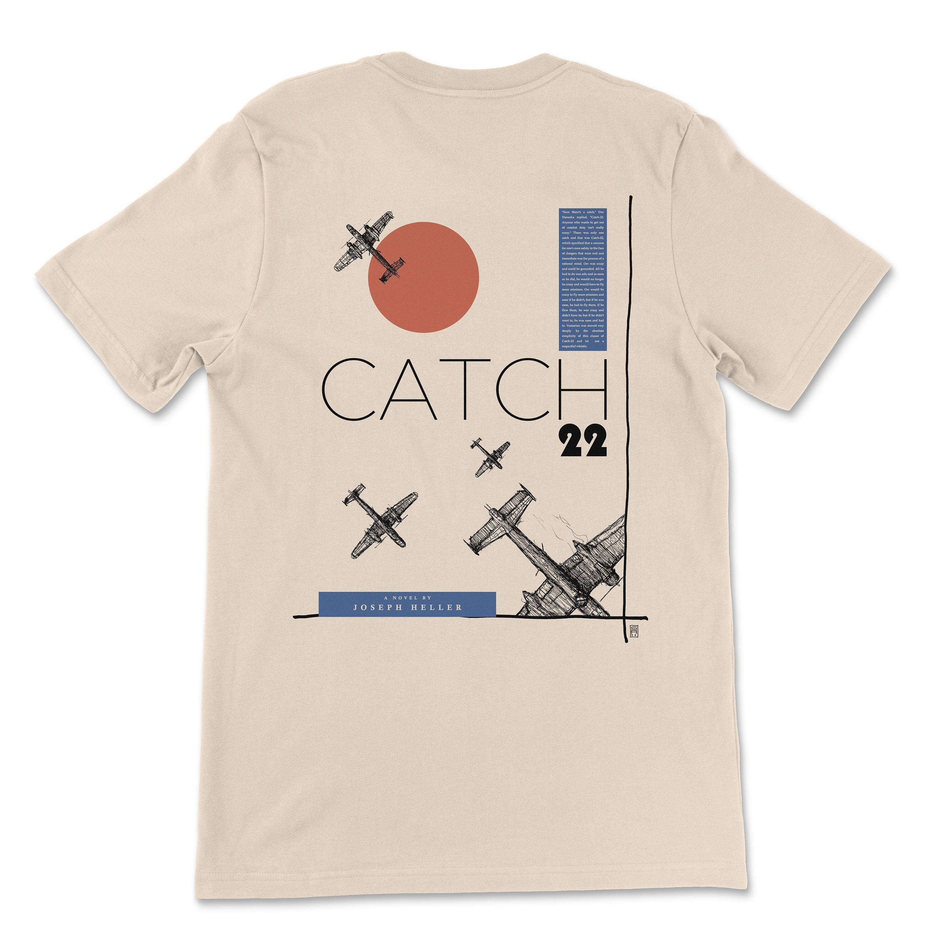 Women's T-Shirts [Out of Print] Joseph Heller / Catch-22 Tee (Natural) (US Edition) (Womens) s-l1200.jpg