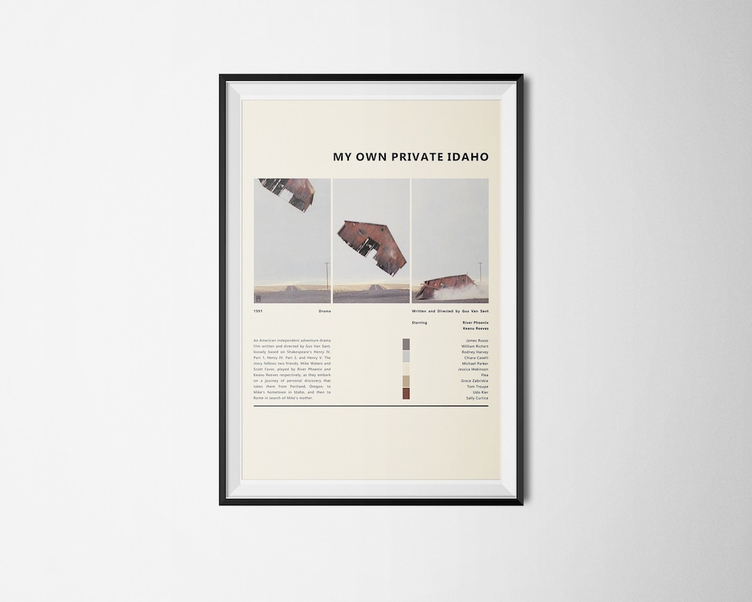 My Own Private Idaho - 1991 - Film by Gus Van Sant - Alternative Poster ...