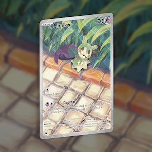 Mimikyu Custom Card | Holographic Card TCG