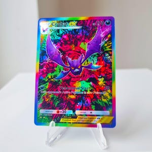 Crobat ex Pocket Holographic Card Wisdom of Sea and Sky | Custom Made TCG Cards