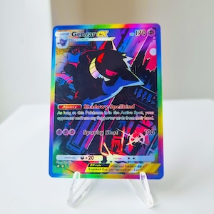 Carte holographique de poche Gengar ex Apex génétique | Cartes TCG sur mesure