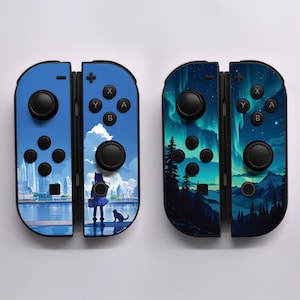 Switch Joycon Skin Vinyl Sticker | Beautiful Skylines Vinyl Controller Skin