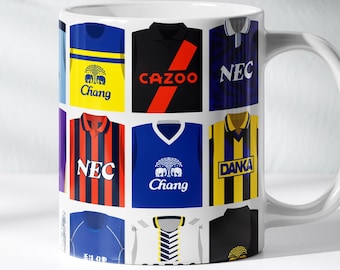 Everton Mug | 11oz Classic Football Kits History Ceramic Cup